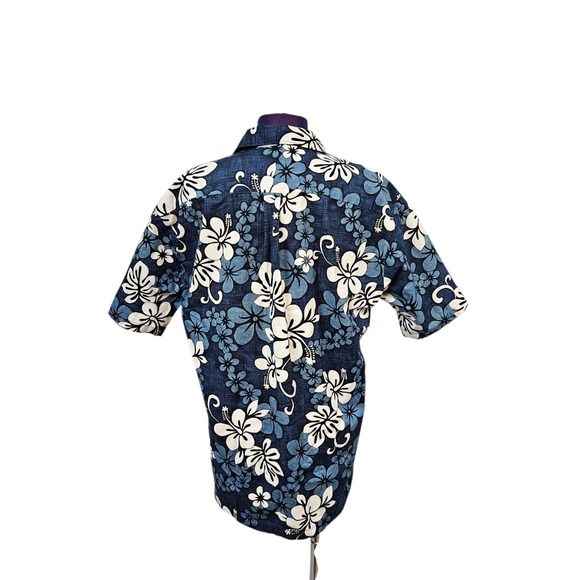 Mens Hawaiian Shirt Hilo Hattie Original Hibiscus Floral Aloha Size Medium K41 - Picture 6 of 8